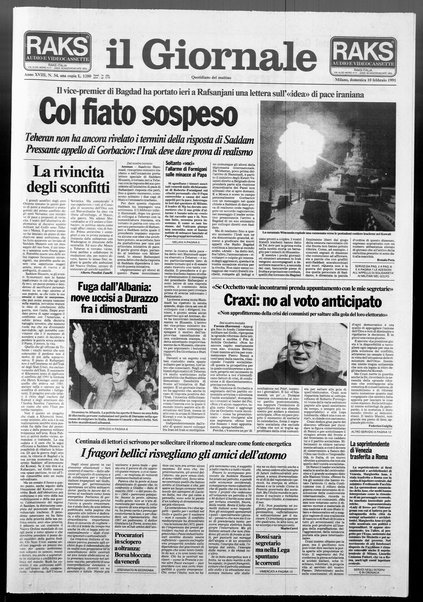 Il giornale : quotidiano del mattino